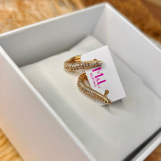 Aretes con circones Leyla