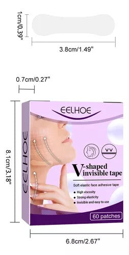 Pegatina Facial para Estiramiento de Rostro (Pack x60 und)