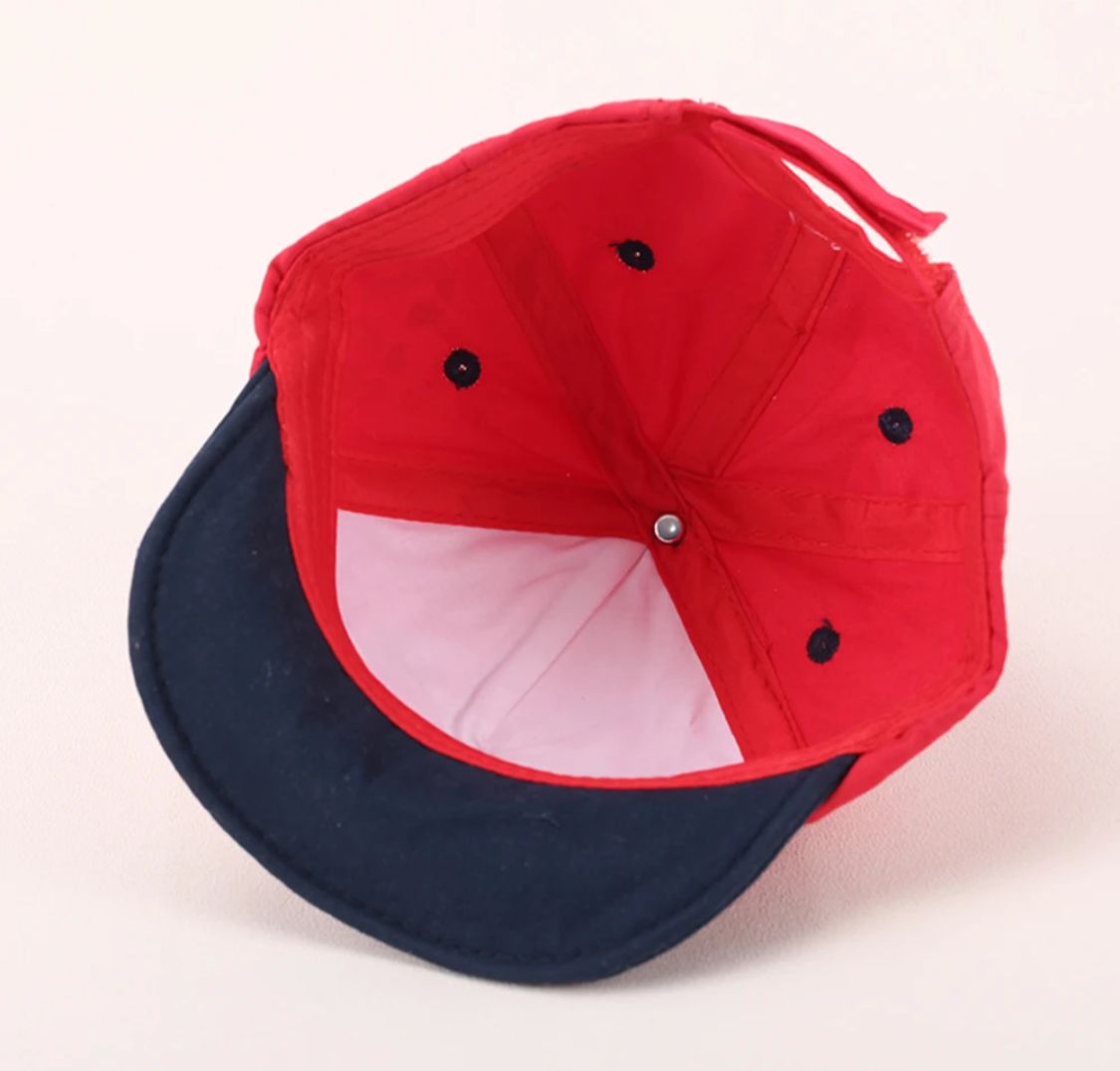 Gorra American Rojo Snapback Beisbol para bebé 6-12m (48cm)