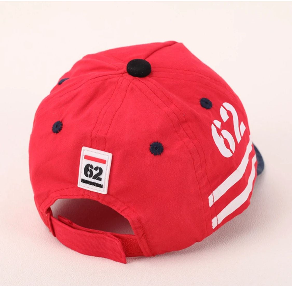 Gorra American Rojo Snapback Beisbol para bebé 6-12m (48cm)