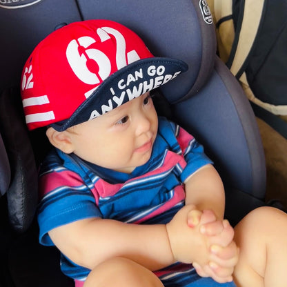 Gorra American Rojo Snapback Beisbol para bebé 6-12m (48cm)