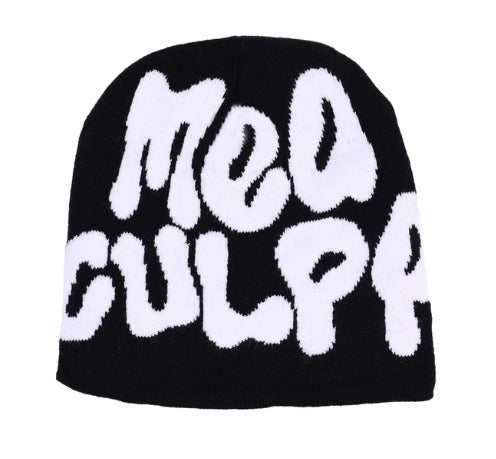 Beanie Rap Negro - Diseño urbano Unisex con letras