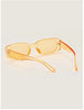 Lentes Gafas de Sol Moore Naranja Retro + Estuche