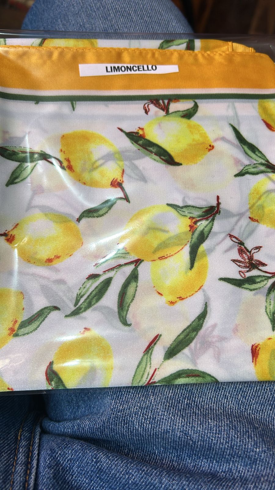 Pañoleta Bandana Pañuelo Limoncello de 70x70 cm