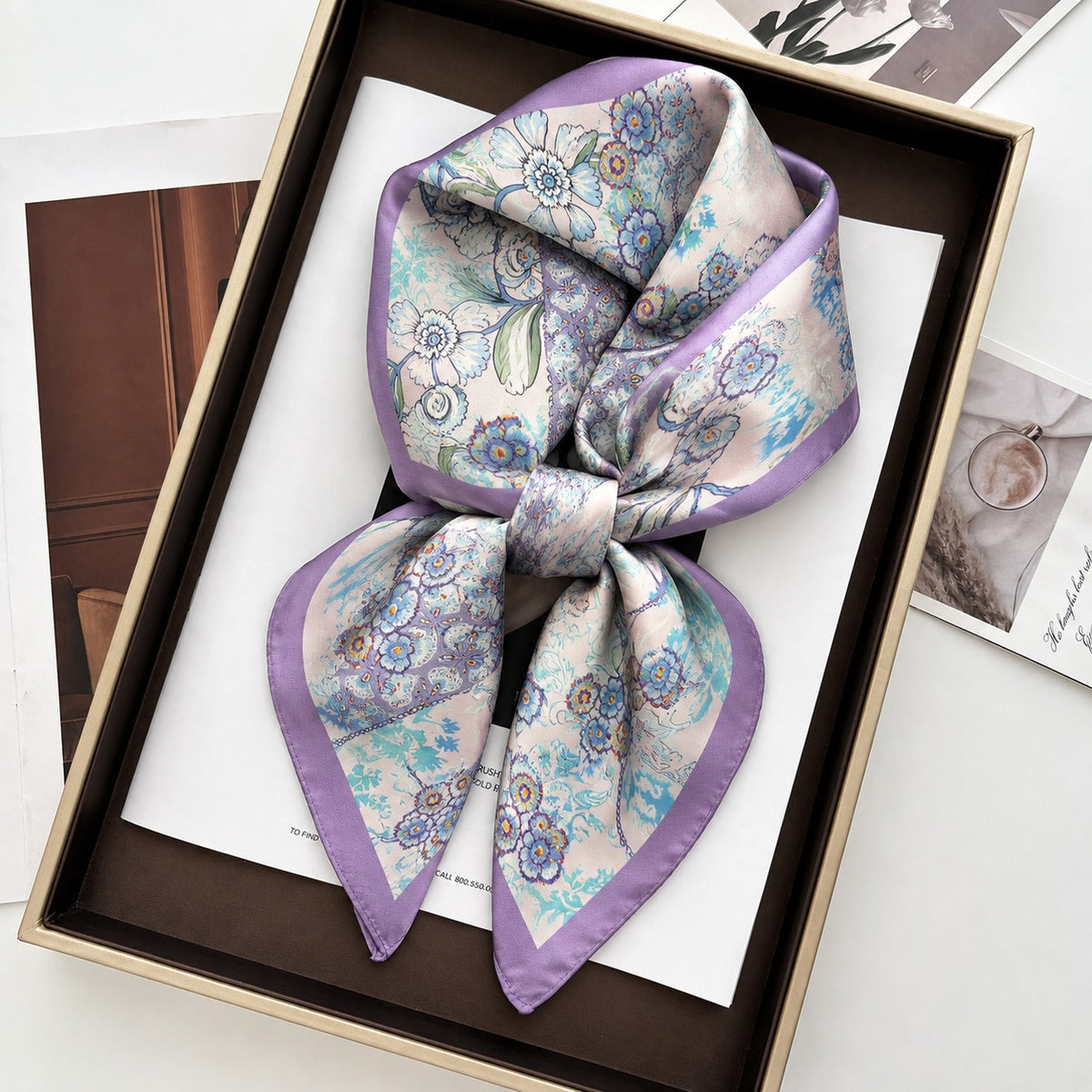 Pañoleta Bandana Pañuelo Mika de 70x70 cm