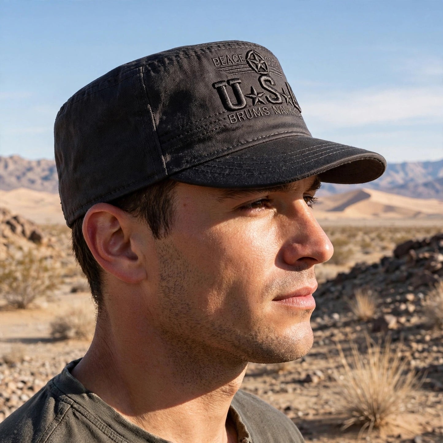 Gorra Carbonera Kai Bordada negra