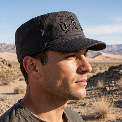 Gorra Carbonera Kai Bordada negra