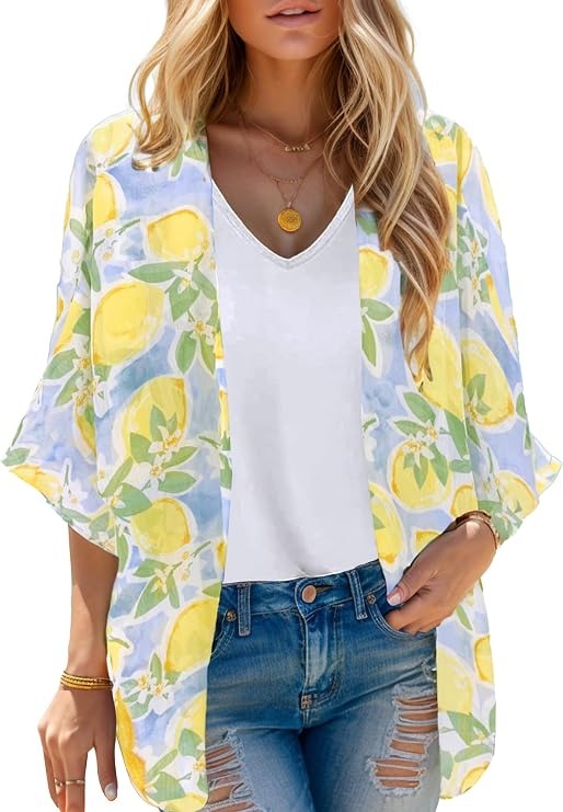 Kimono Cardigan Zitrone - Talla XL