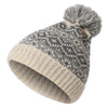 Beanie Bawei de Lana con Pompon