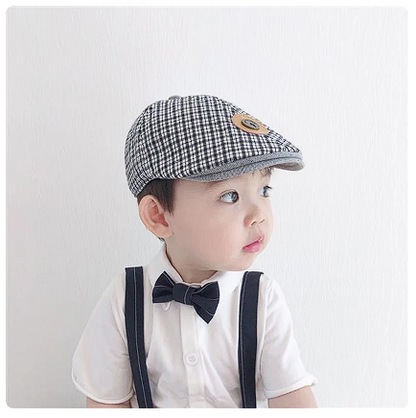 Boina Oliver Niños 6-12m (48cm) | Blanco y Negro