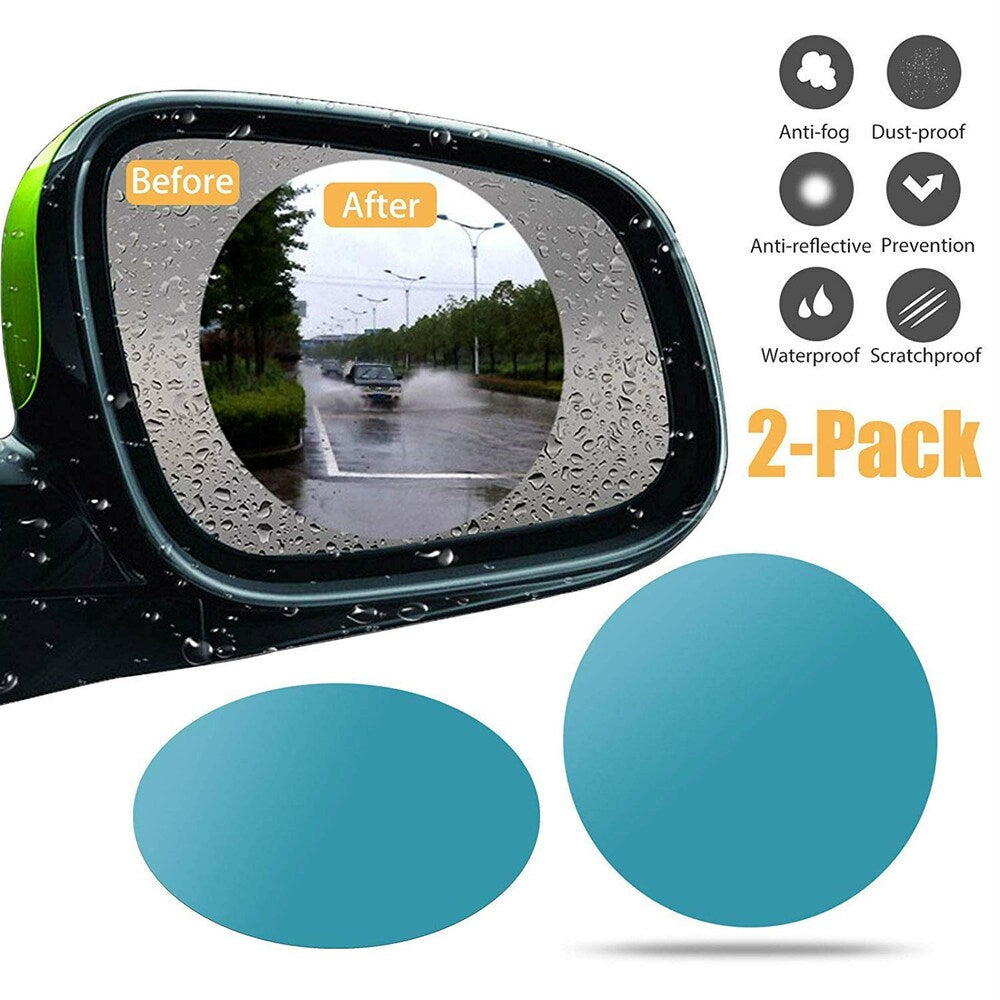 Sticker Antiempañante para Espejos Retrovisores - Pack x2 (4 unidades)