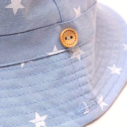 Bucket Hat Mercurio con diseño de estrellas