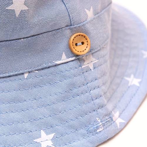 Bucket Hat Mercurio con diseño de estrellas