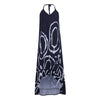 Vestido de Playa Largo Modelo Miller - Negro y Blanco - Talla S/M