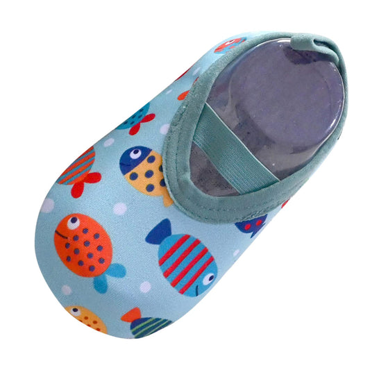 Medias acuáticas Bastian #4 para bebe niño (18-32 meses): Zapatillas para el Agua (15cm)