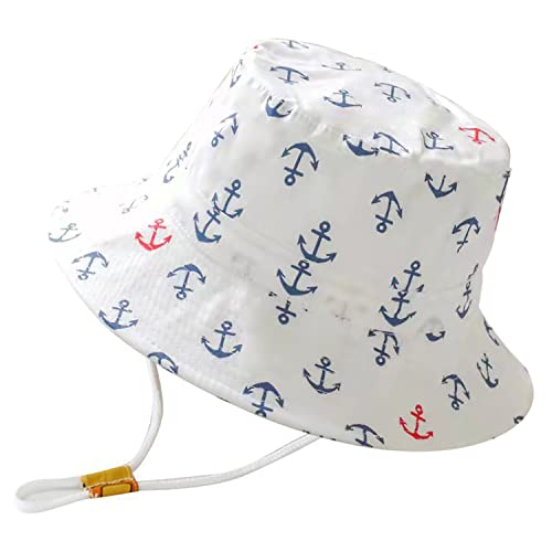 Marinero Blanco - 54cm - Sombrero Bucket hat Gorro para niño