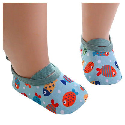 Medias acuáticas Bastian #4 para bebe niño (18-32 meses): Zapatillas para el Agua (15cm)