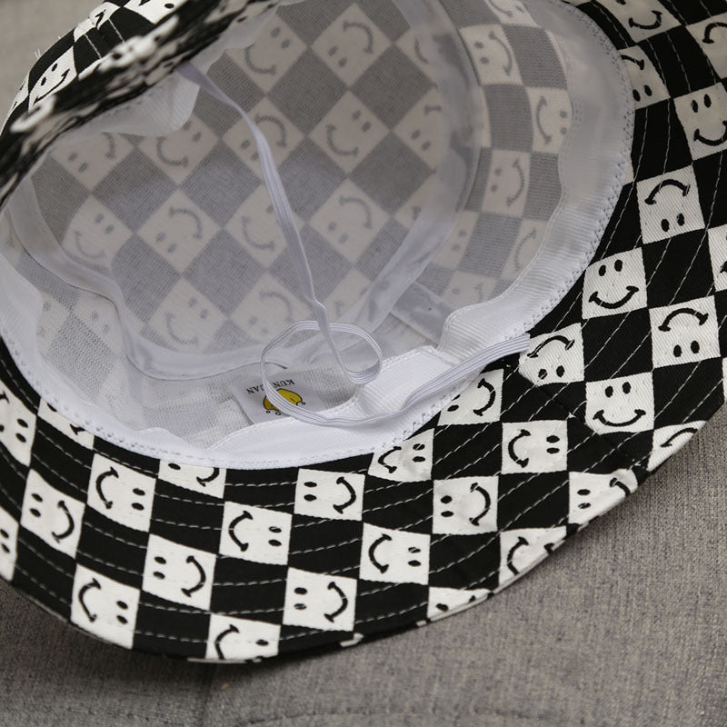 Bucket hat Gorro para niños Modelo HappyBlock - Negro -56 cm