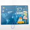 Porta Pasaporte Traveling Holder Passport - Azul