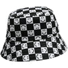 Cargar imagen en el visor de la galería, Bucket hat Gorro para niños Modelo HappyBlock - Negro -56 cm
