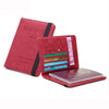 Porta Pasaporte de cuero Rojo RFID BLOCKING - Travel Wallet