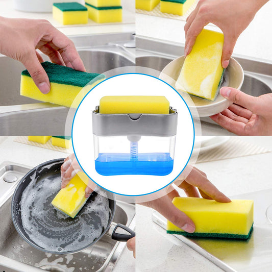 Dispensador de Lava Vajilla 2 en 1