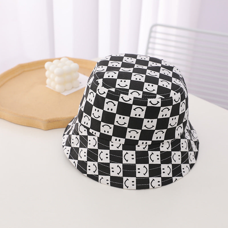 Bucket hat Gorro para niños Modelo HappyBlock - Negro -56 cm