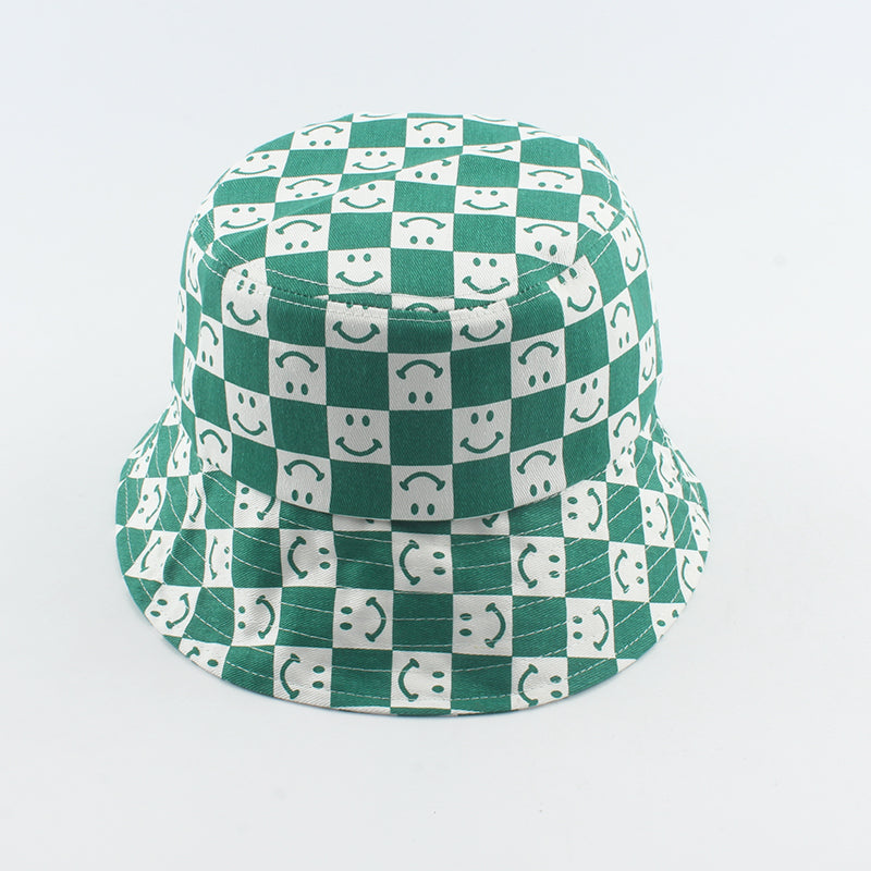 Bucket hat Gorro para niños Modelo HappyBlock - Verde -56 cm