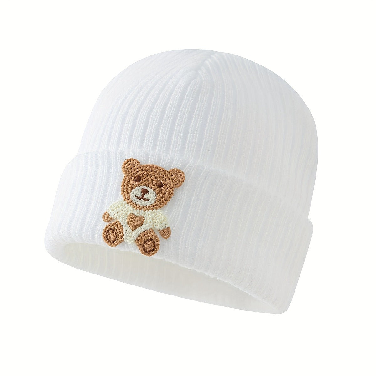 Beanie de Bebé Polarium 46cm Blanco (3-9 meses)