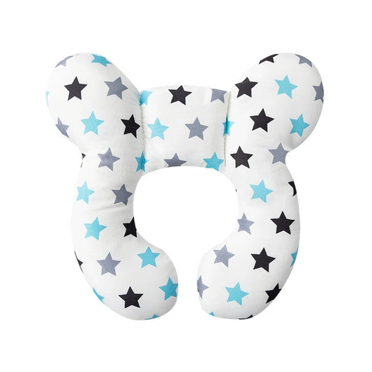 Almohada de Viaje Bebé Forma de U Estrellitas