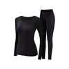 Conjunto Térmico de Mujer color negro | Capa interior ligera para invierno