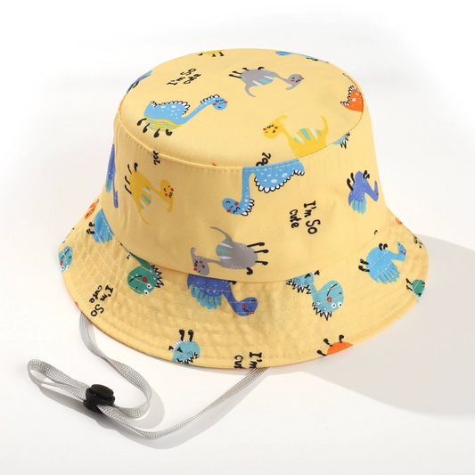 Bucket hat Raptor Amarillo 50cm Gorro para niños de 9 meses a 2 años