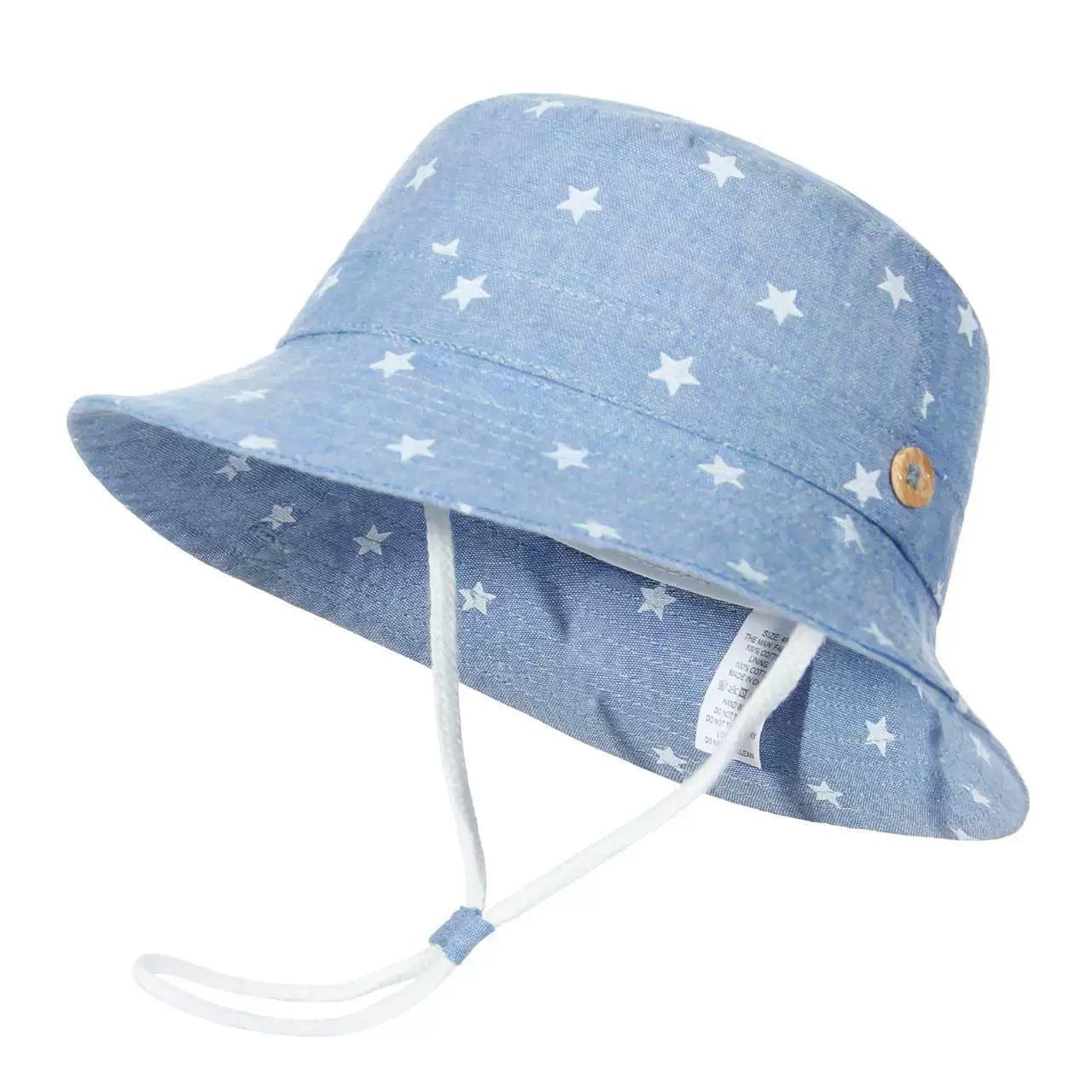 Bucket hat Mercurio Celeste 52cm: Gorro para niños de 2 a 5 años