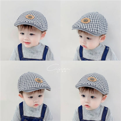 Boina Oliver Cuadros Niños 6-12m (48 cm)