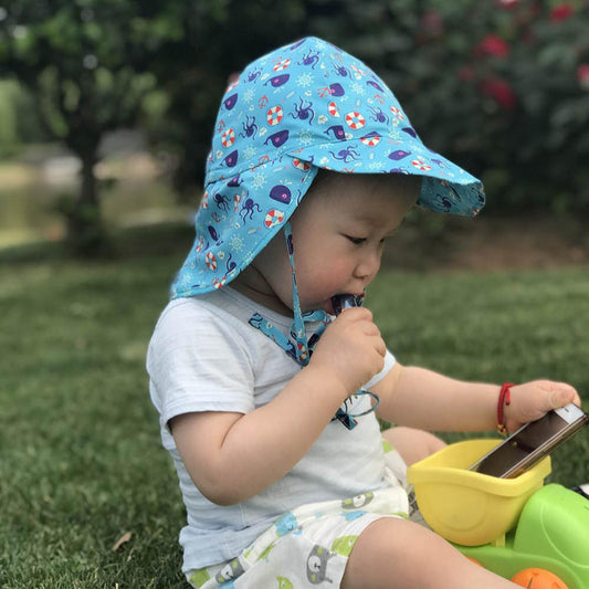 Legionario Ballena | Gorro Cubrenuca de niños 2 a 6 años 50cm a 54 cm