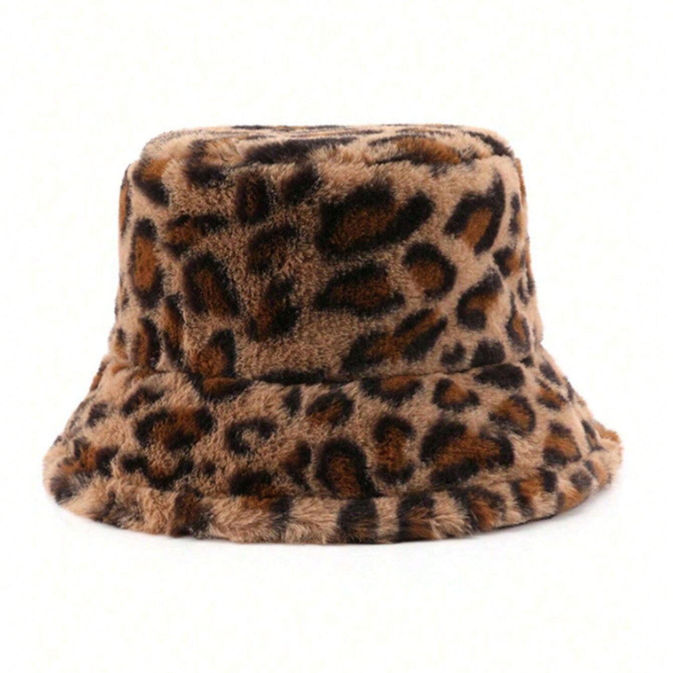 Bucket Hat de Invierno Lunara con Estampado Leopard Print