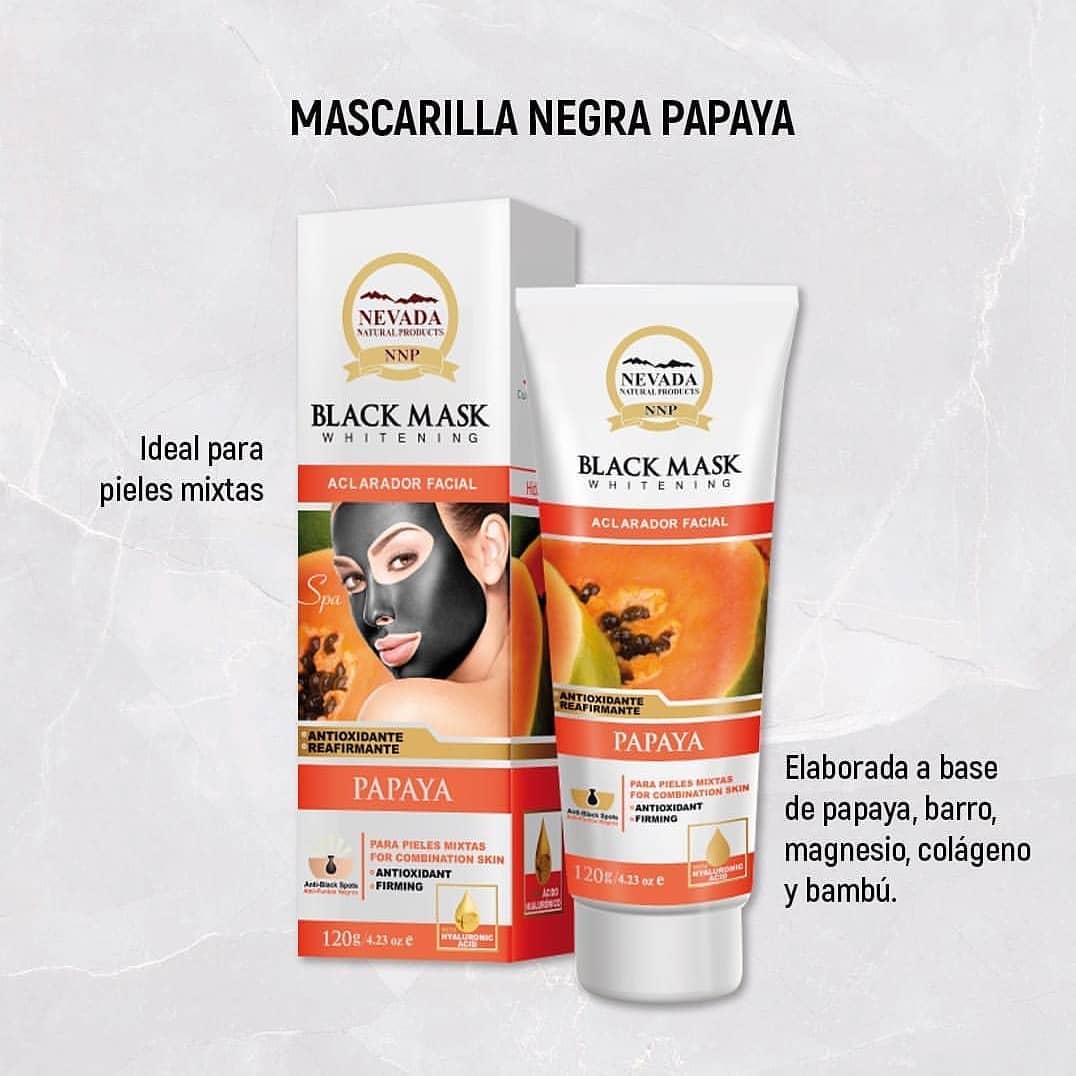 Mascarilla Peeling Aclaradora - Black Mask Whitening