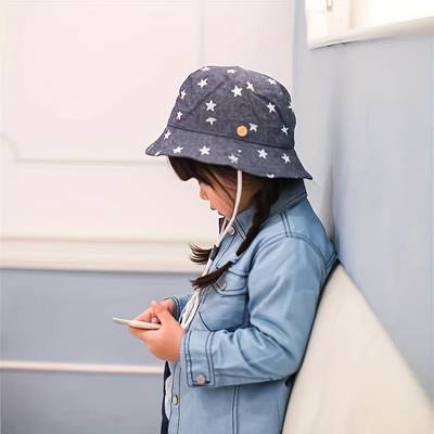 Bucket Hat Mercurio Azul de 50cm: Para Bebe/Niño de 9 meses a 2 años