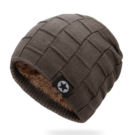 Beanie Nick Forrado en Peluche | Chocolate