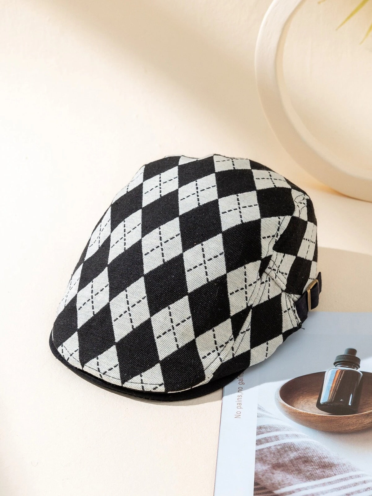 Boina Plaid Estampado a Cuadros