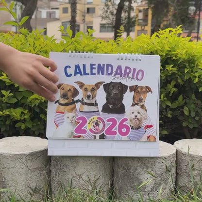 Calendario Solidario 2026 - Kiba's Los Protegidos