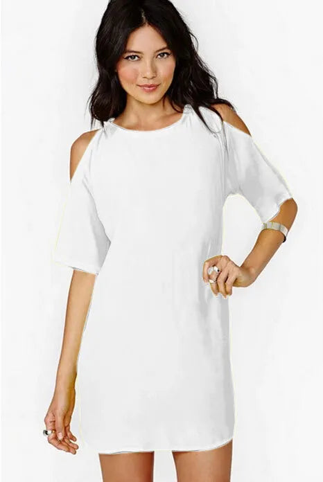 Lisa - Talla S/M - Blanco - Vestido de Playa Mujer
