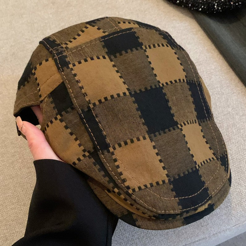 Boina Ralph a cuadros con correas regulables S/M