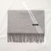 Bufanda Chalina Aymar Unisex color entero con flecos