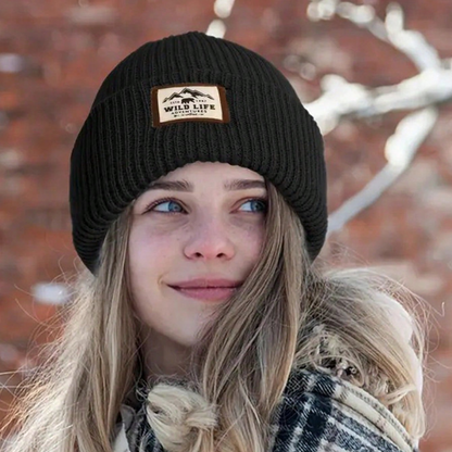 Beanie Wild Life Gorro Unisex | Negro
