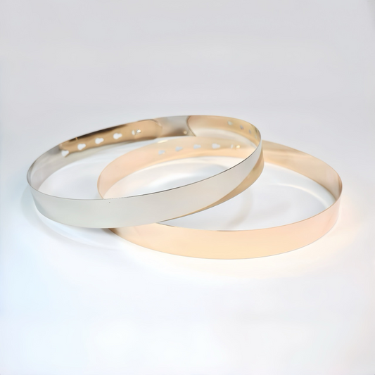 Cinturón Olse Metálico Circular para mujer