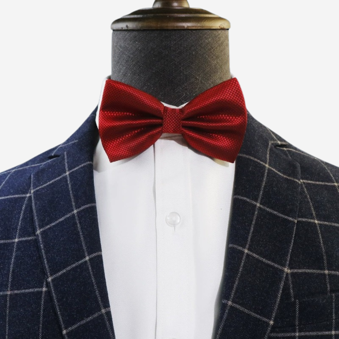 Corbata Elegante Michi Adulto | Berlin Rojo Oscuro