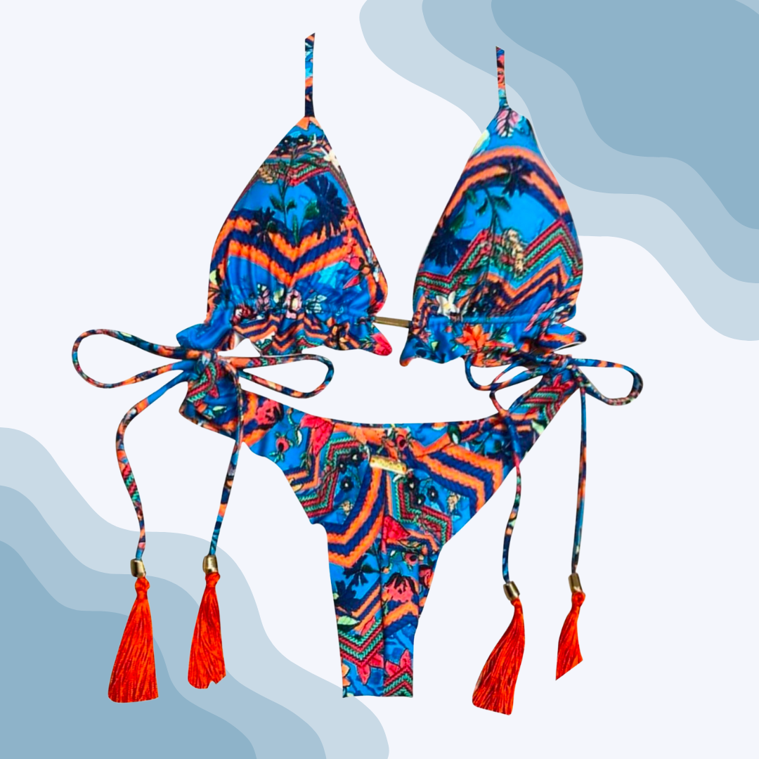 Bikini Yahaira Regulable sexy para mujer Push-up - Talla M