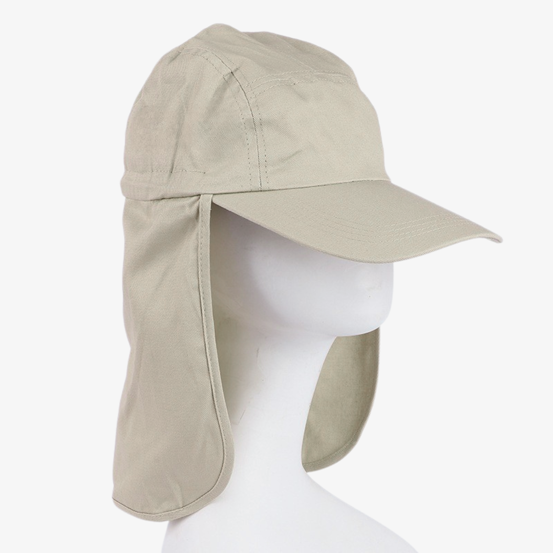 Cubre Nuca - Beige - Sombrero Gorro Alta Proteccion Sol
