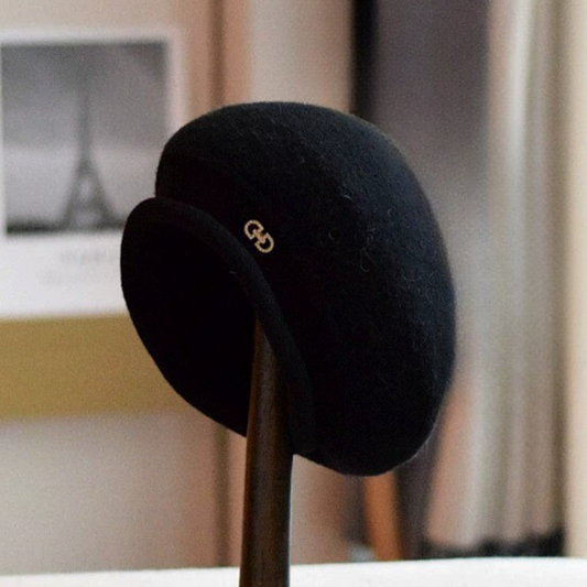 Boina Mossa Estilo Francesa  | Negro